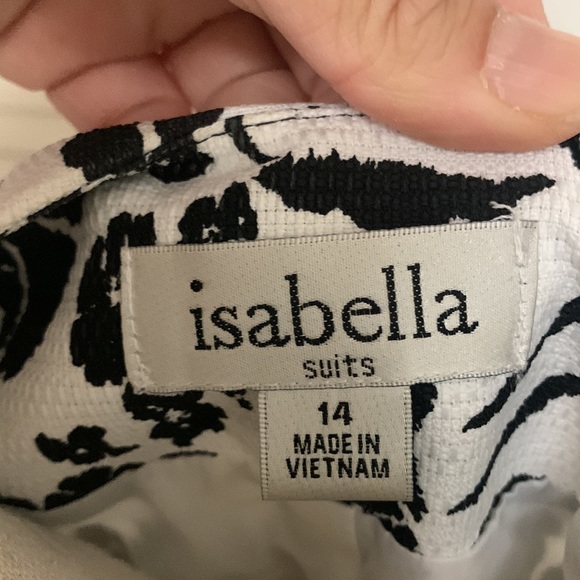 ISABELLA suits Floral Print Short Sleeve Suit Jacket - Picture 12 of 16